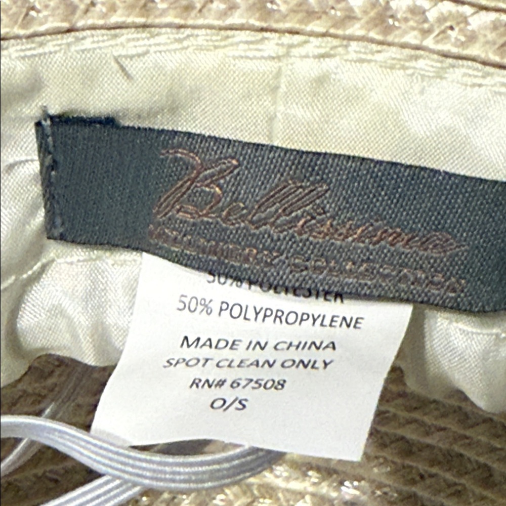 Amazing Wide Brim Bellisima Cream Lace Women's Hat Kentucky Derby Cottagecore - Picture 4 of 7